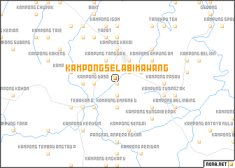 map of Kampong Selabi Mawang