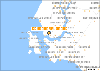 map of Kampong Selangor