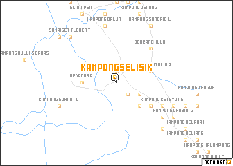 map of Kampong Selisik