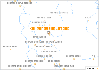 map of Kampong Semalatong