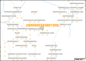 map of Kampong Semantong