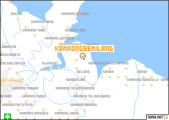 map of Kampong Semilang