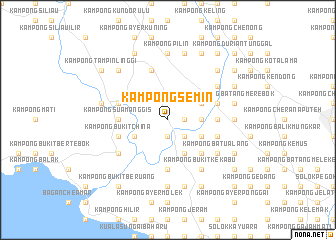 map of Kampong Semin