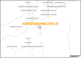 map of Kampong Sempalit Hilir