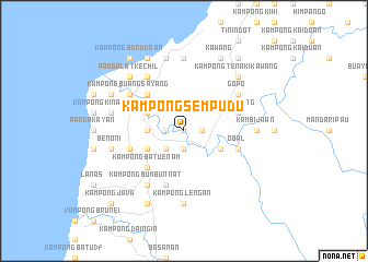 map of Kampong Sempudu