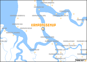 map of Kampong Semup