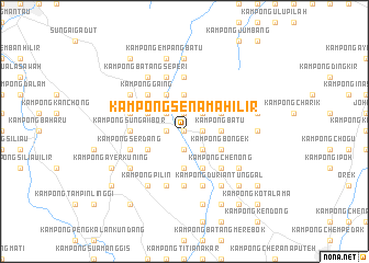 map of Kampong Senama Hilir