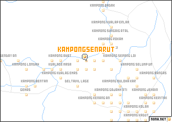 map of Kampong Senarut