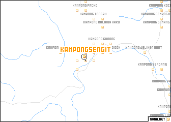 map of Kampong Sengit