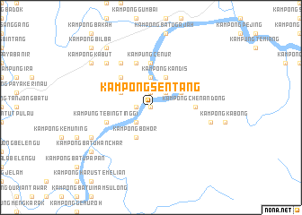 map of Kampong Sentang