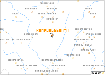 map of Kampong Seraya