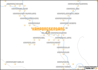 map of Kampong Serdang