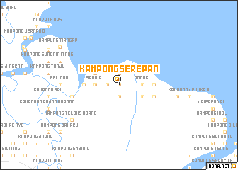 map of Kampong Serepan