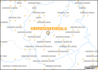 map of Kampong Serian Ulu