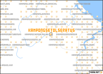 map of Kampong Setol Seratus