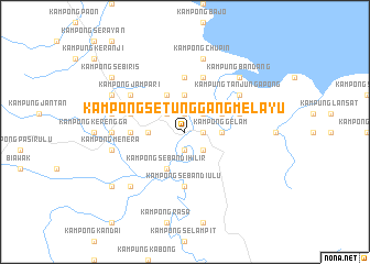 map of Kampong Setunggang Melayu