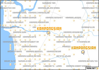 map of Kampong Siam