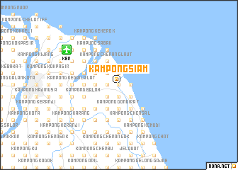 map of Kampong Siam