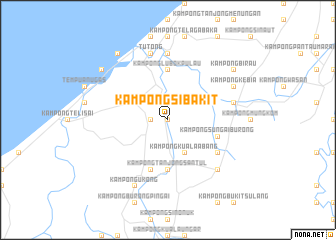 map of Kampong Sibakit