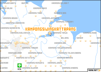 map of Kampong Sijingkat Tapang