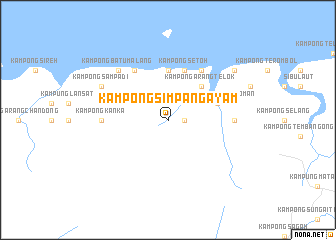 map of Kampong Simpang Ayam