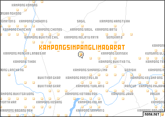 map of Kampong Simpang Lima Darat