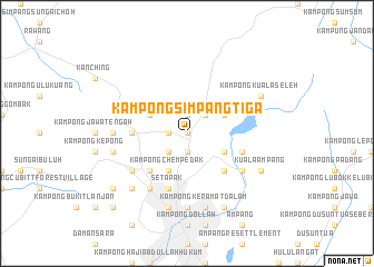 map of Kampong Simpang Tiga