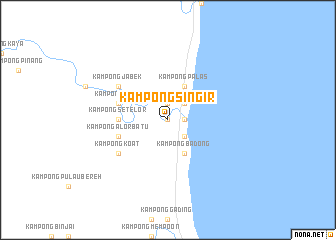 map of Kampong Singir