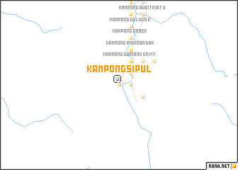 map of Kampong Sipul