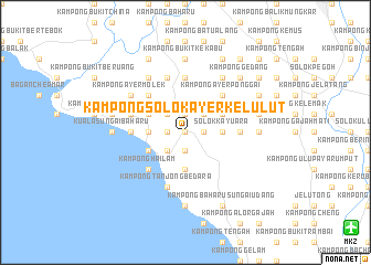 map of Kampong Solok Ayer Kelulut