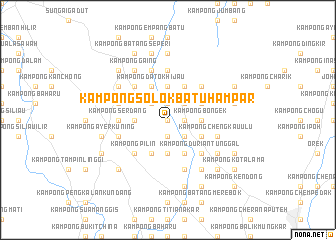 map of Kampong Solok Batu Hampar