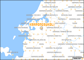 map of Kampong Sukoli