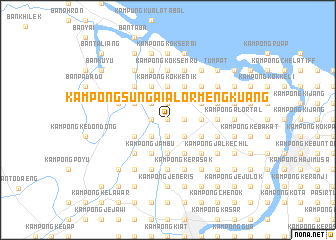 map of Kampong Sungai Alor Mengkuang