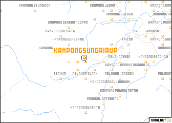 map of Kampong Sungai Aup