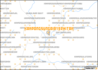 map of Kampong Sungai Ayer Hitam