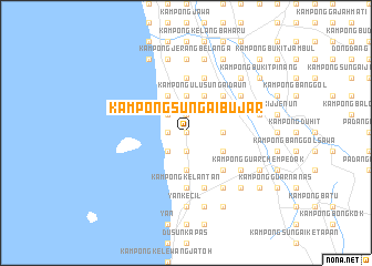 map of Kampong Sungai Bujar