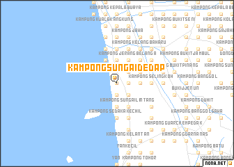 map of Kampong Sungai Dedap