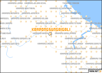 map of Kampong Sungai Gali