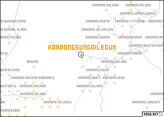 map of Kampong Sungai Legum