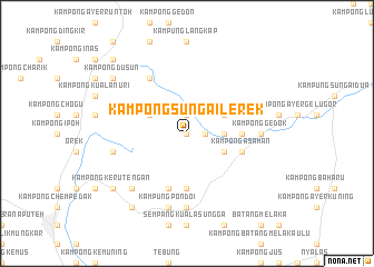 map of Kampong Sungai Lerek