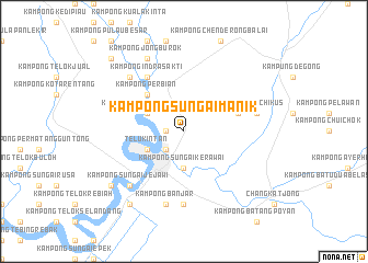 map of Kampong Sungai Manik