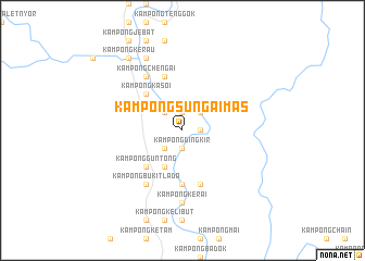 map of Kampong Sungai Mas