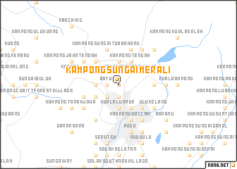 map of Kampong Sungai Merali