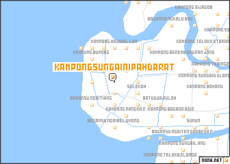 map of Kampong Sungai Nipah Darat