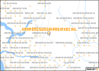 map of Kampong Sungai Pasir Kechil