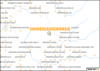 map of Kampong Sungai Pasir