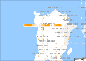 map of Kampong Sungai Pinang