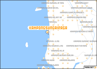 map of Kampong Sungai Raga
