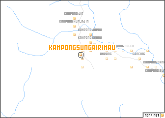 map of Kampong Sungai Rimau