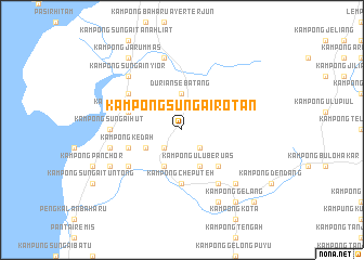 map of Kampong Sungai Rotan